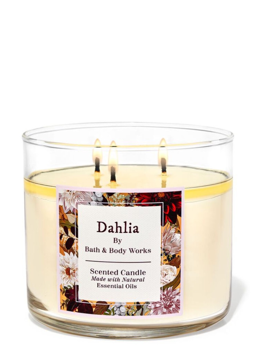 Bath & Body Works 3-Wick Candles | Dahlia