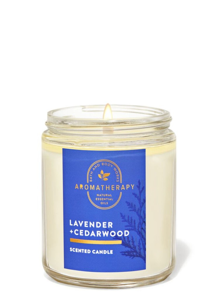 Bath & Body Works 1-Wick Candles | Lavender Cedarwood