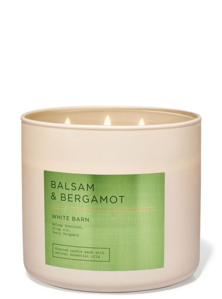 Bath & Body Works 3-Wick Candles | Balsam & Bergamot