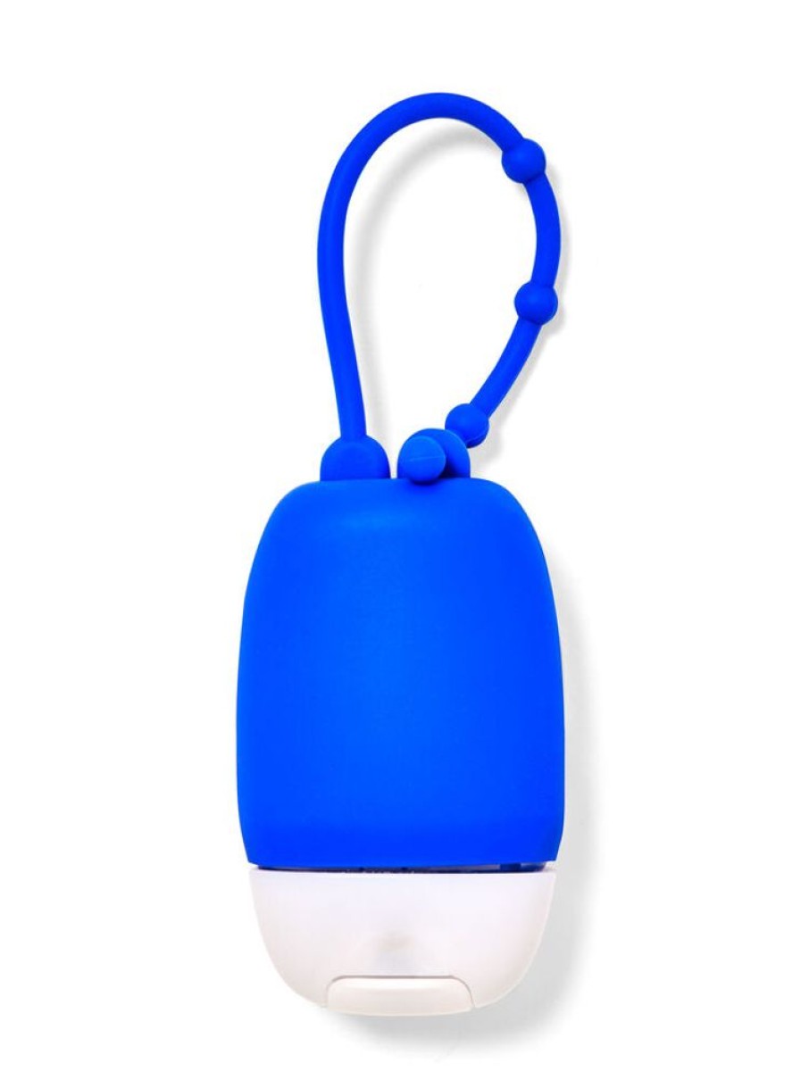 Bath & Body Works Hand Sanitizer Holders | Solid Blue