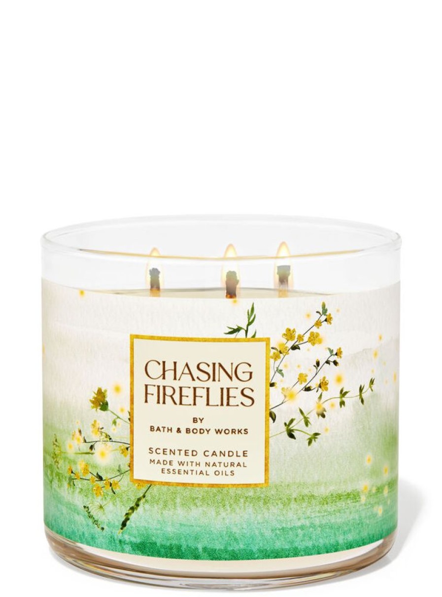 Bath & Body Works 3-Wick Candles | Chasing Fireflies