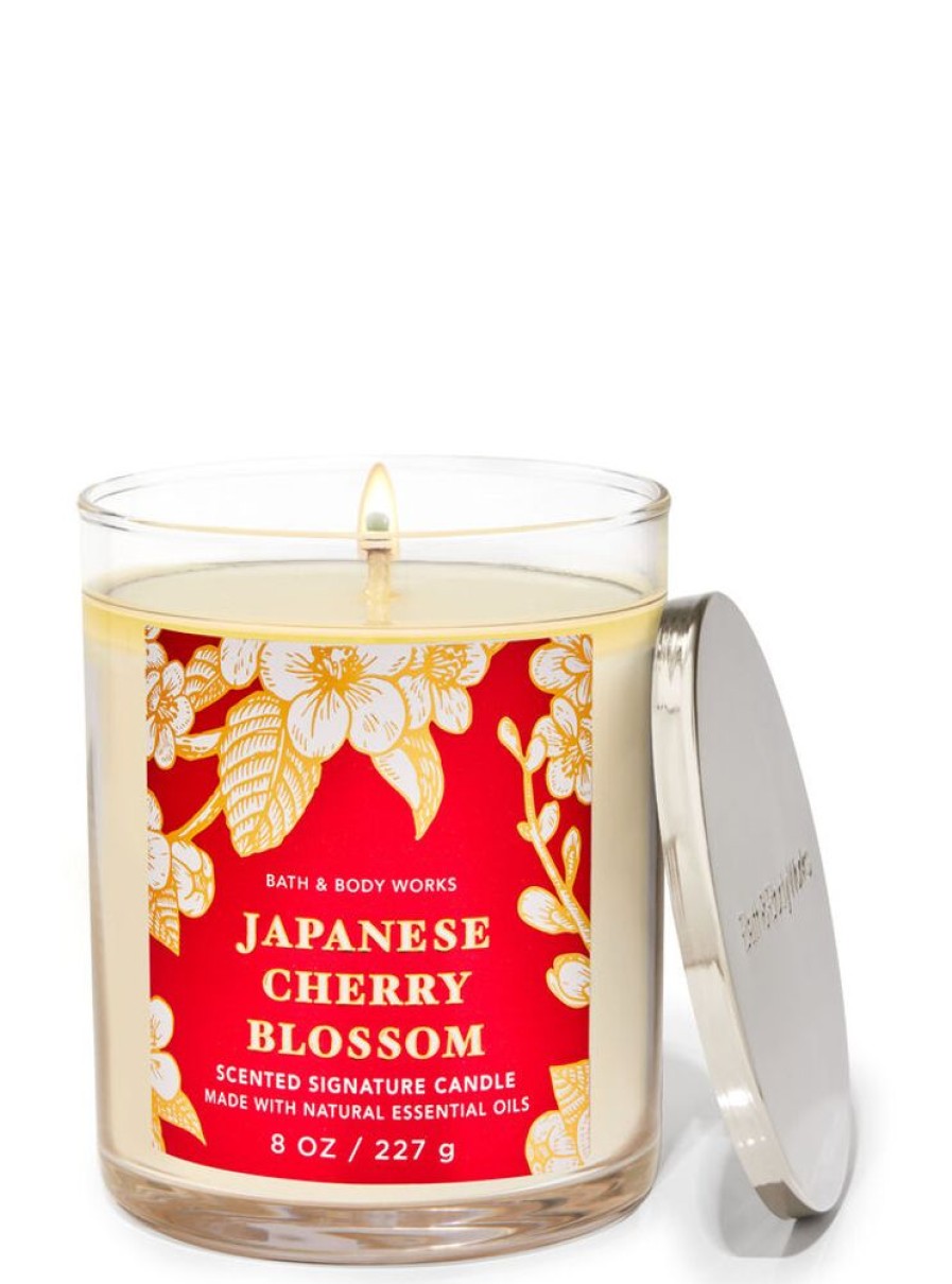 Bath & Body Works 1-Wick Candles | Japanese Cherry Blossom