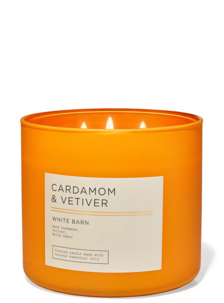 Bath & Body Works 3-Wick Candles | Cardamom & Vetiver