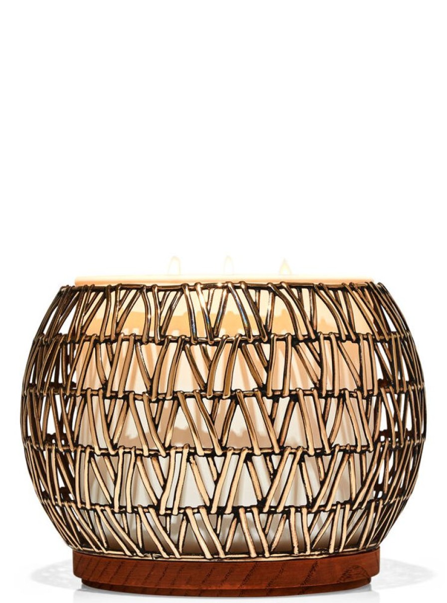 Bath & Body Works Candle Holders & Accessories | Basketweave Bowl