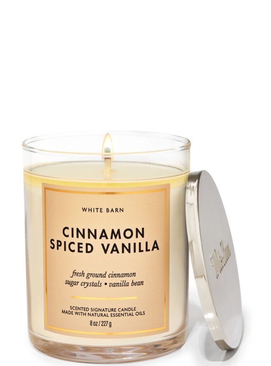 Bath & Body Works 1-Wick Candles | Cinnamon Spiced Vanilla