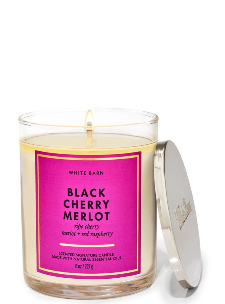 Bath & Body Works 1-Wick Candles | Black Cherry Merlot